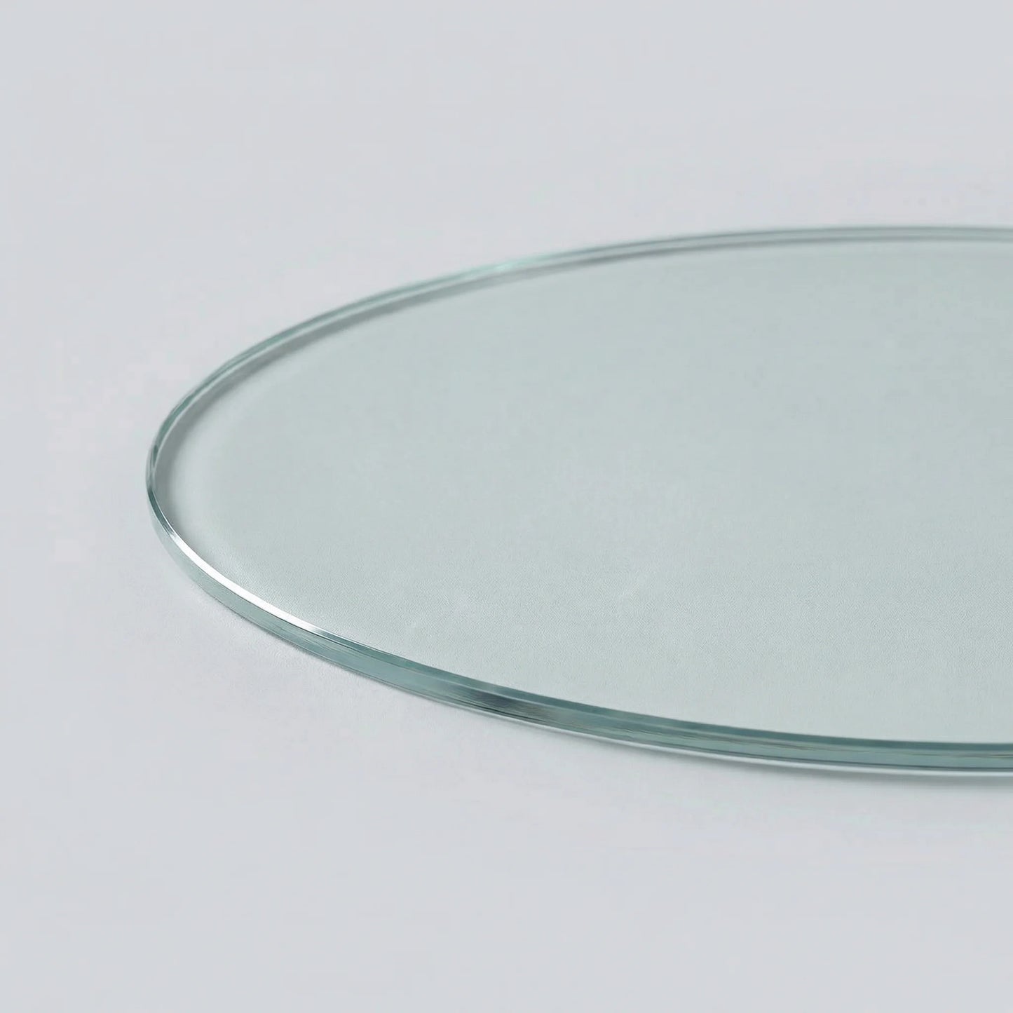 5mm Temperli Yuvarlak Boş Cam | Cam Tablo ve Sunumluk