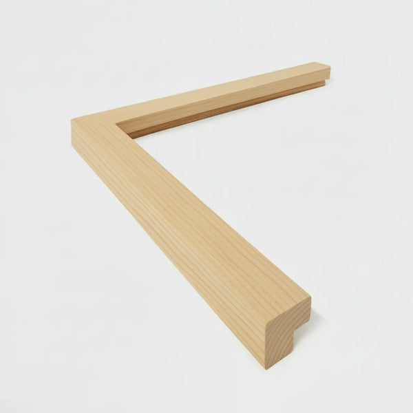 1. Sınıf Fırınlı Çam Çerçeve Profili / Çıtası (15x17mm) | PVC, MDF ve Poster Uyumlu Çerçeve Malzemesi (2,80 Metre)