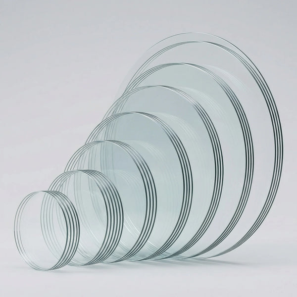 5mm Temperli Yuvarlak Boş Cam | Cam Tablo ve Sunumluk