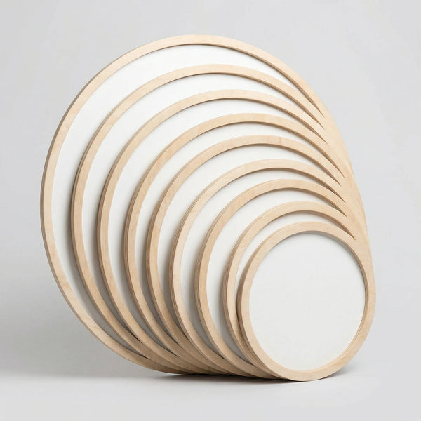 Yuvarlak Ahşap Çerçeve Takımı (MDF Arkalıklı) 10 Boy